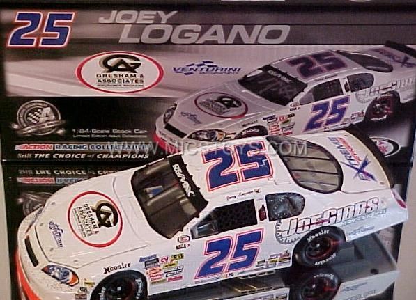 2008 Joey Logano Arca 25 JGR Racing Oil Raced Win 1 24  