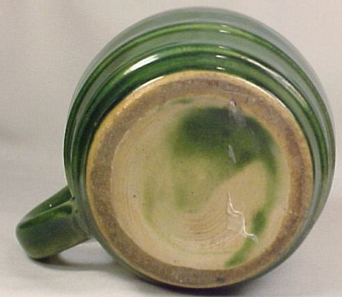 1924 1926 Green Pottery Mug to Beer Tankard Set McCoy  