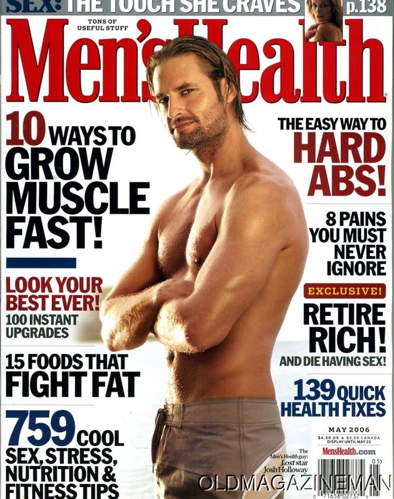 Josh Holloway Mens Health May 2006 Lost Missy Peregrym  