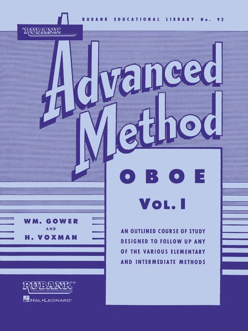 Rubank Elementary Advanced Method Oboe 4 Book Set New  