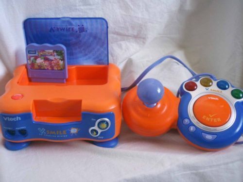 Vtech Vsmile system used plus 2 joysticks Alphabet game  