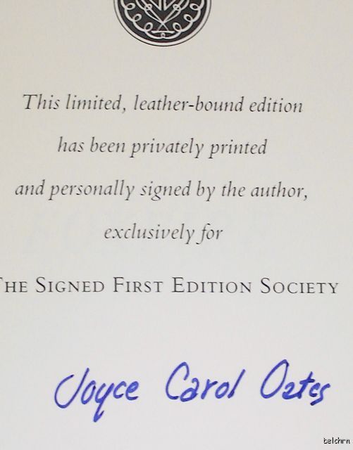 Foxfire Signed Joyce Carol Oates Limited First Edition Leather  