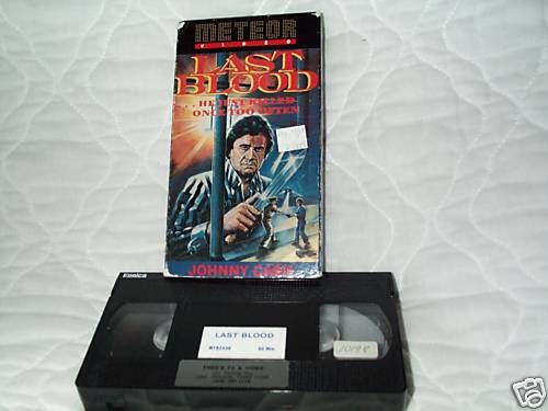 Last Blood VHS Johnny June Carter Cash Andy Griffith 012236505839