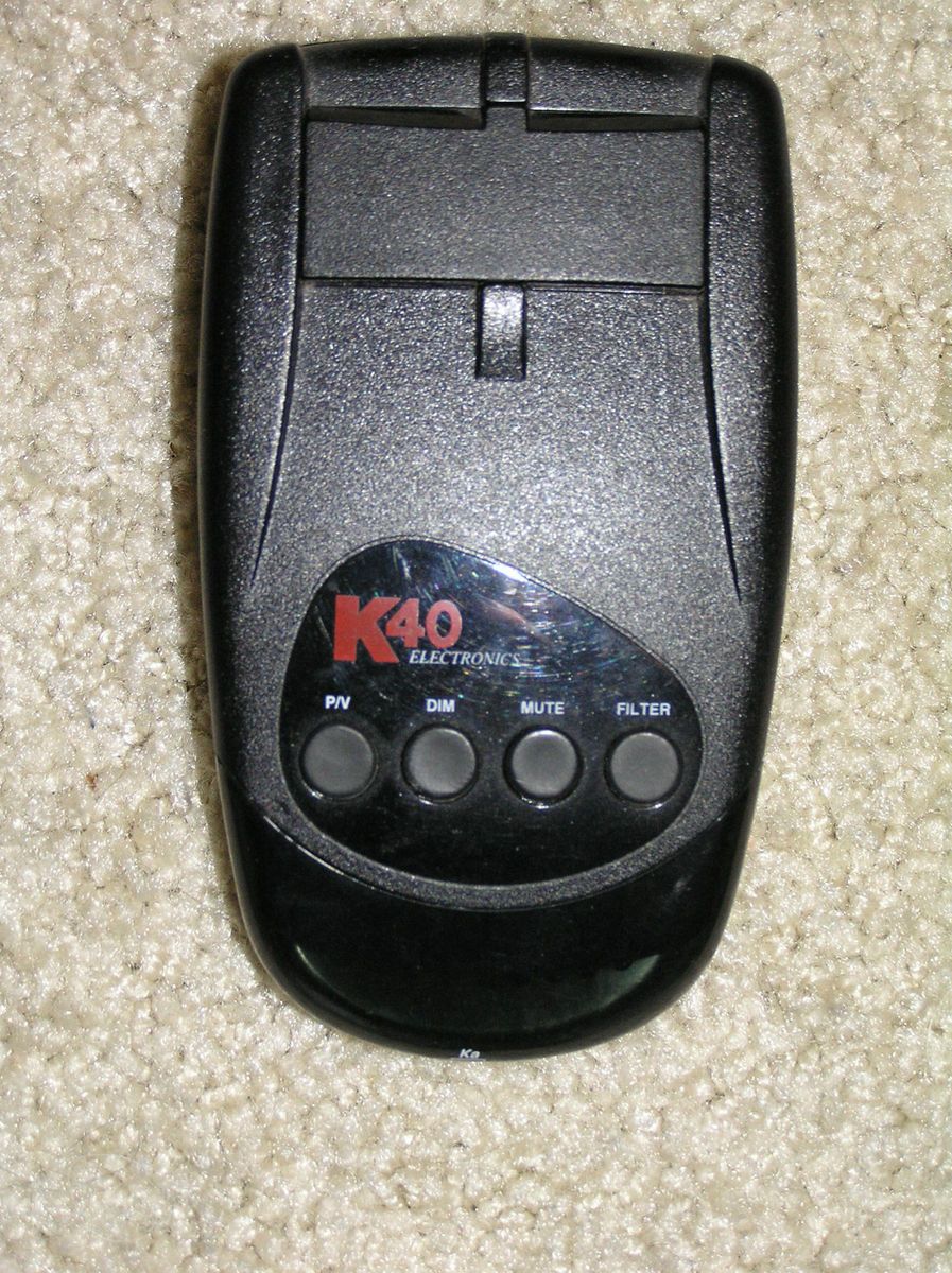 K40 Radar Laser Detector Model RD650VG2 With Power Cord Windshield