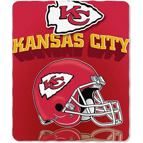 Kansas City Chiefs Officially Licensed Fleece Blanket Throw NFL 50 x