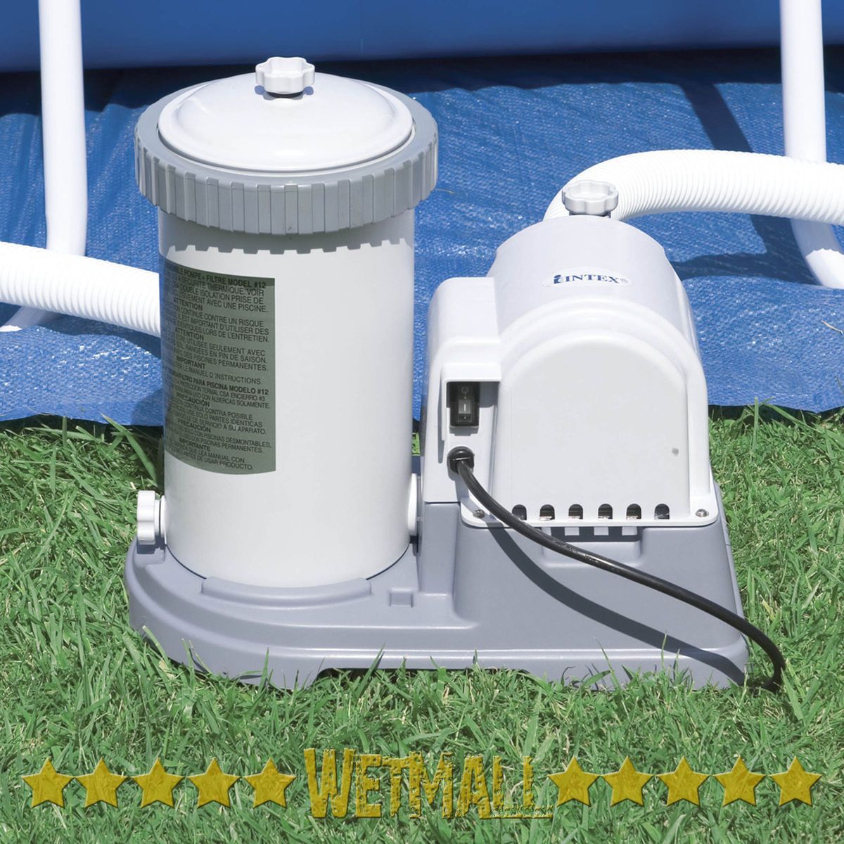 Intex 1500 GPH Above Ground Swimming Pool Pump Filter