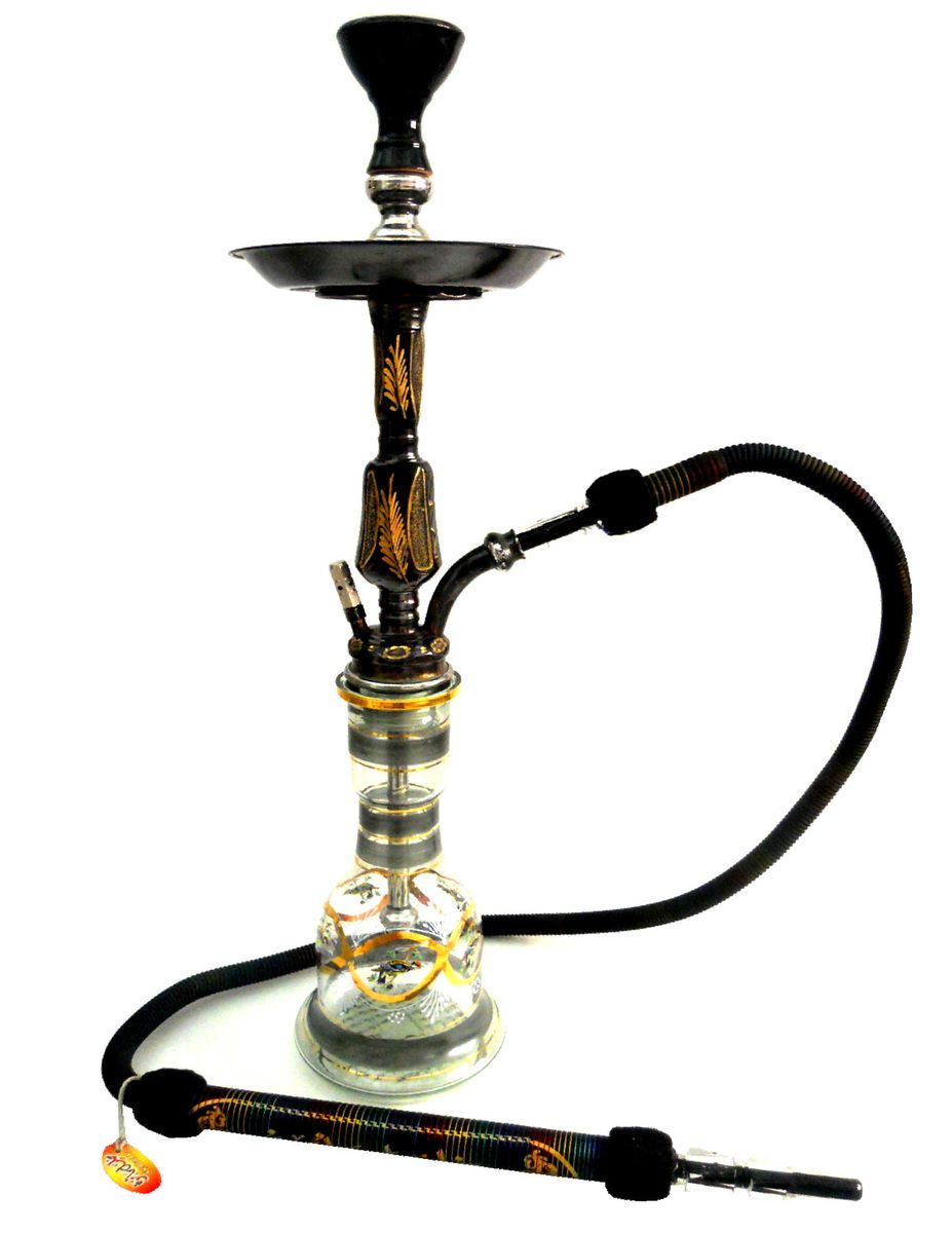 27 Khalil Mamoon Kamanja Oxide Single Whea Hookah New