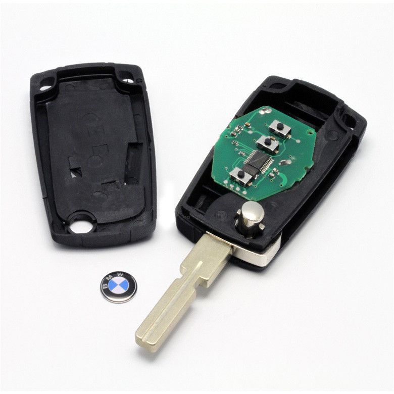 Folding Flip Key Case Refit BMW 3 5 7 Series Z3 Z4 E38 E39 325i Remote