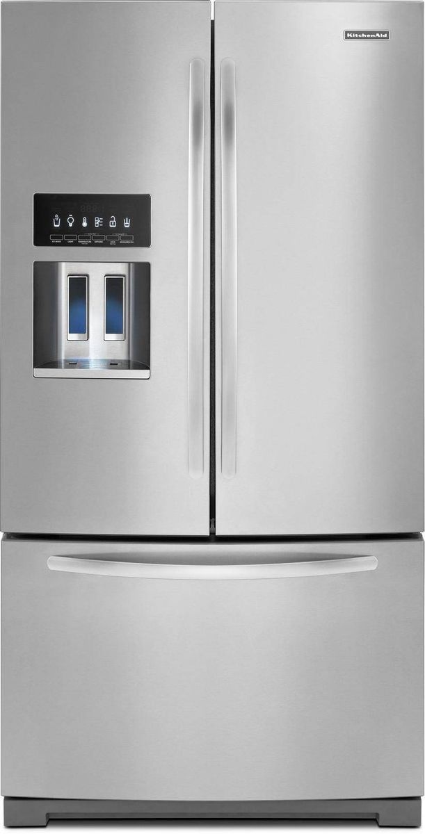 KitchenAid KFIS29PBMS 28 6 CU ft French Door Refrigerator