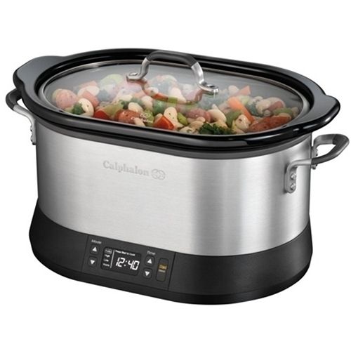 Calphalon Kitchen Electrics 7 Quart Digital Slow Cooker Crock Pot