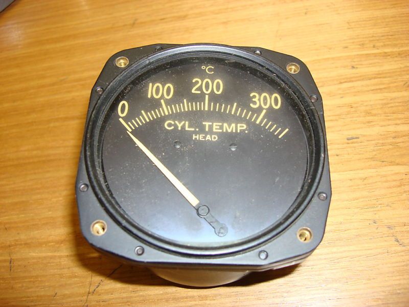 Kollsman Ground Trainer Cylinder Head Temperture Gauge