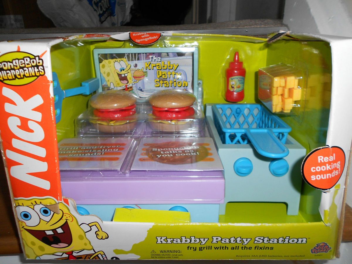 Spongebob Squarepants Krabby Patty Station New