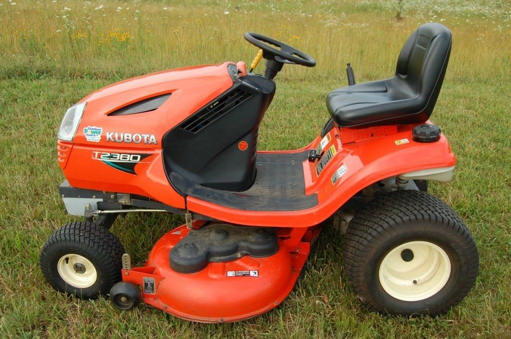 Kubota Riding Lawn Mower Tractor T2380 48 Mower Gas Cruise Control on ...