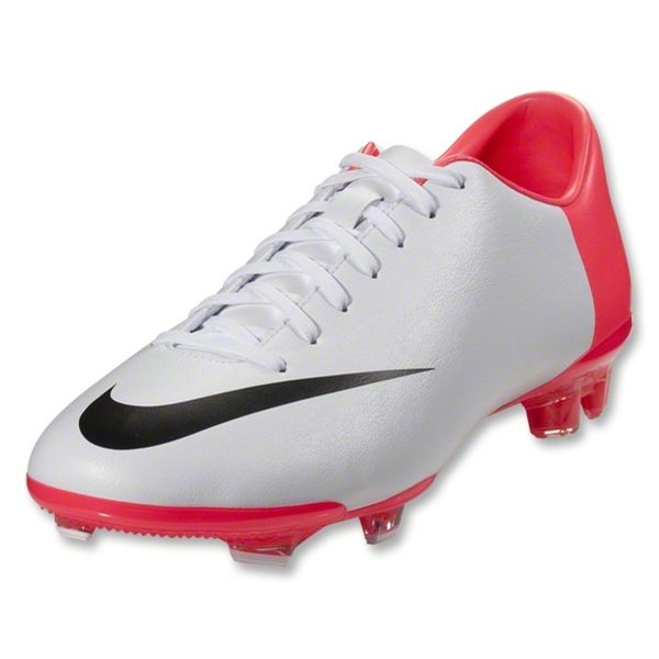 Nike Mercurial Glide III FG White Black Solar Red 509123 106