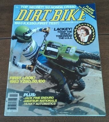  MOTOCROSS ACTION MAGAZINE NOV 1982 LACKEY HUSQVARNA VINTAGE KAWASAKI