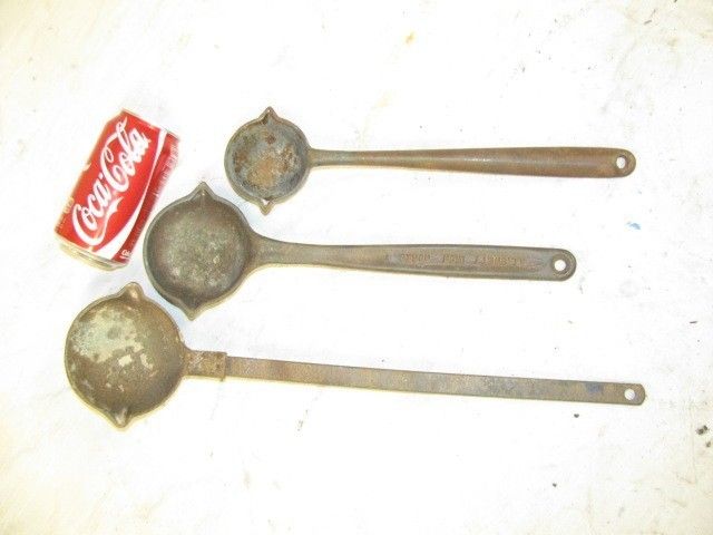 Blacksmithing Musket Lead Pouring Reload Smelting Iron Dippers Ladles