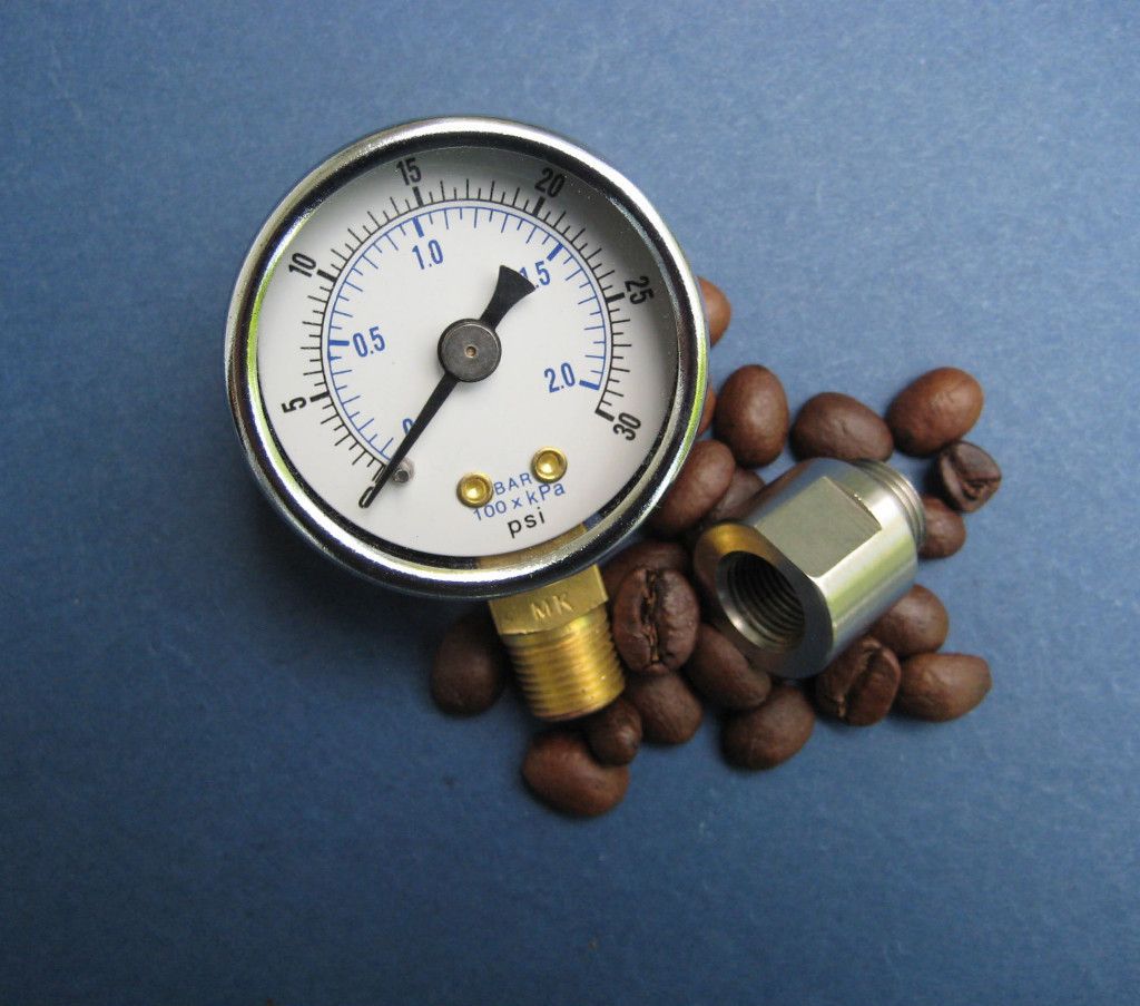 La Pavoni Europiccola Pressure Gauge Adapter Gauge