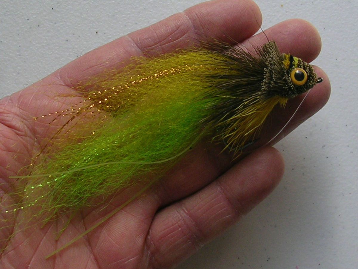 Sims Lake Fork Diver Bullfrog Largemouth Bass Fly