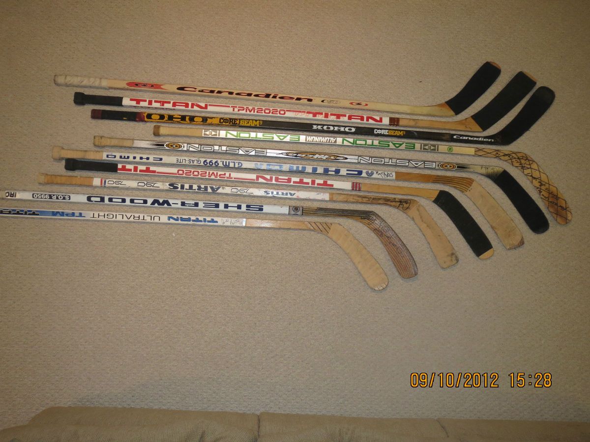 Washington Capitals Rod Langway Autographed Game Used Stick