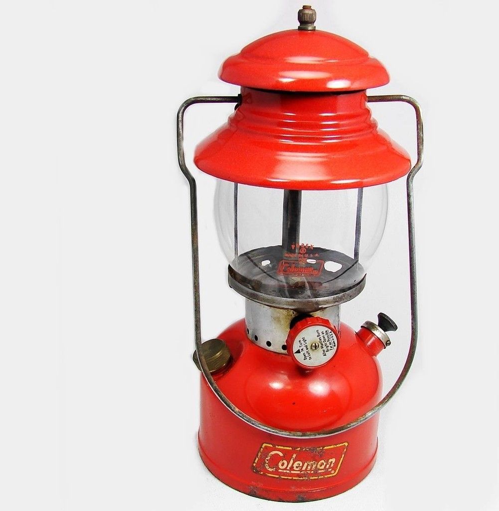 Coleman Vintage Sept 1955 200A Single Mantel Lantern Camping