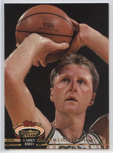 1992 93 Topps Stadium Club MC 194 Larry Bird HOF