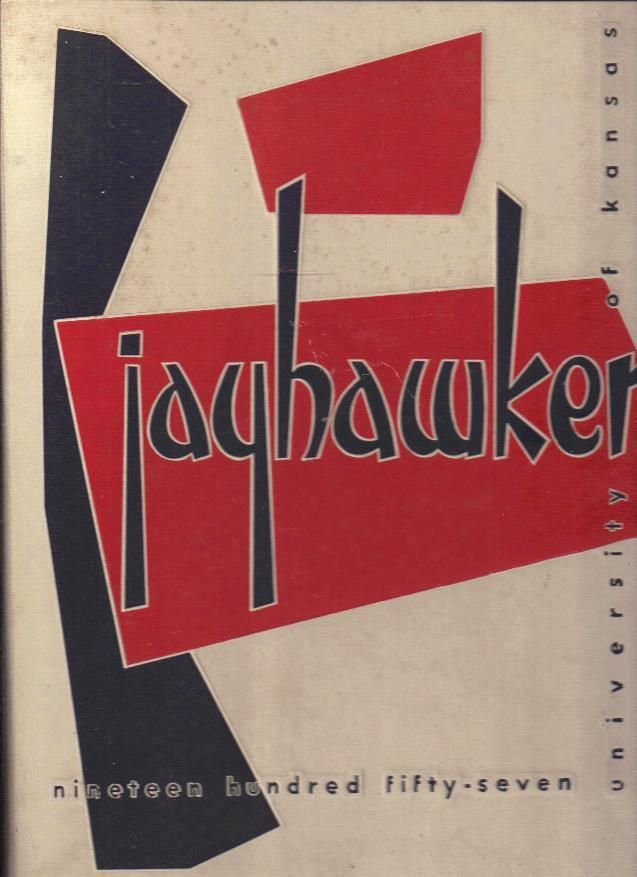 University of Kansas Lawrence KS 1957 Yearbook