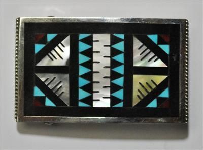 Zuni Multi Stone Small Buckle Leander Lisa Otholi