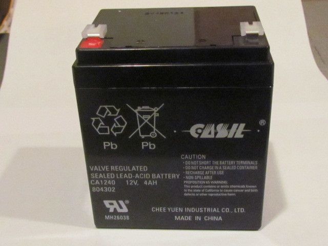 Casil 12V 4Ah SEALED Lead Acid Battery