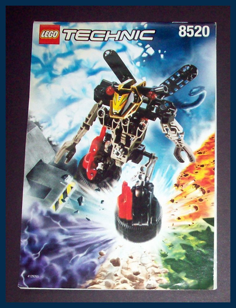 1999 Lego Technic Throwbots Ice Millennium Slizer Instruction Manual