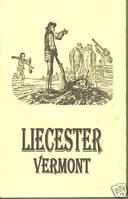 History of Leicester Vermont