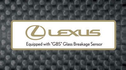 Lexus CT200H 2011 2012 Factory Glass Breakage Sensor