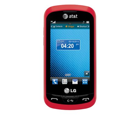 LG Xpression Red at T 3 0 Touch Screen with QWERTY Keyboard Brand New