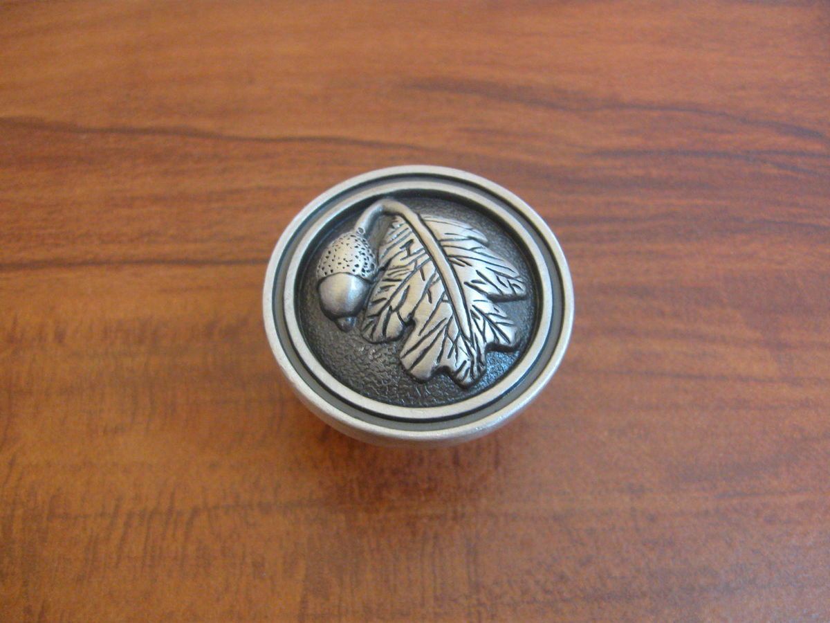 Acorn Oak Leaf Pewter Knob Liberty Hardware