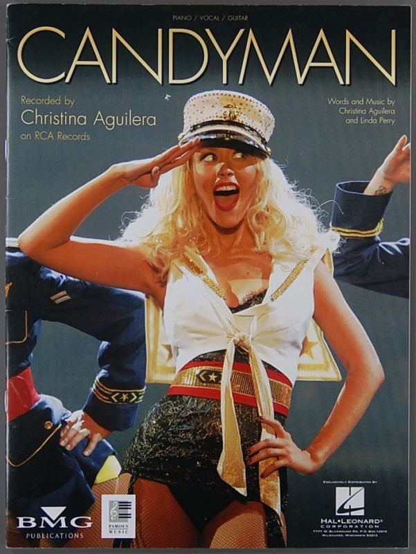 Candyman Linda Perry Christina Aguilera Sheet Music 06