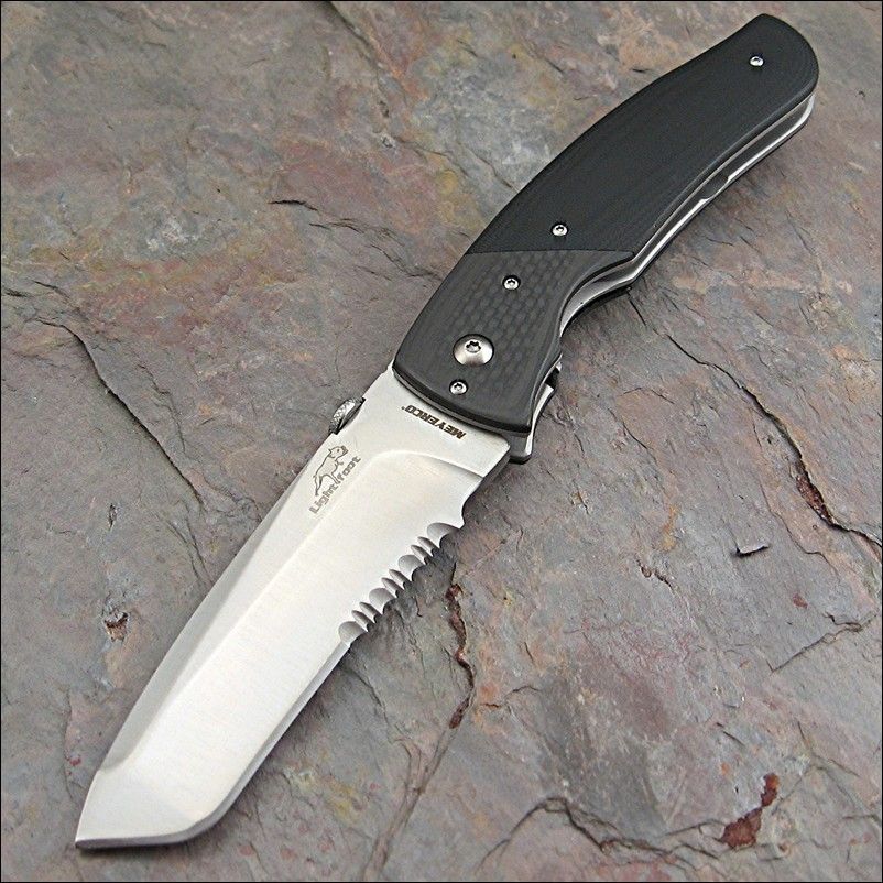 Meyerco Greg Lightfoot Catch Dog G10 Carbon Fiber Knife