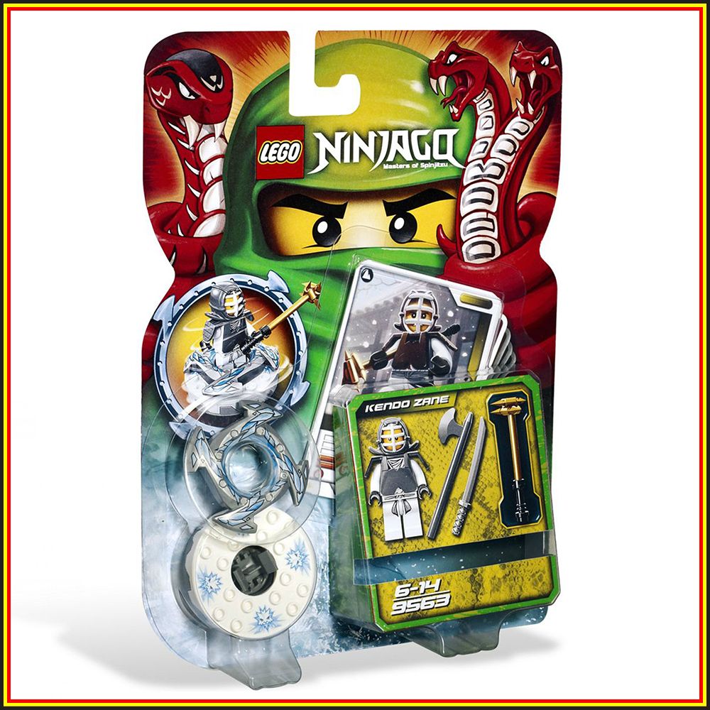 LEGO NINJAGO 9563 Spinjitzu Kendo Zane spinner battle minifigures