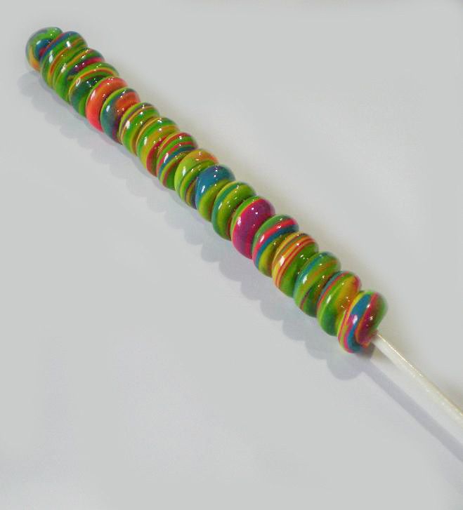 Fake Faux Candy PROP GIANT Twist LOLLIPOP SWIRL Rainbow KATY PERRY