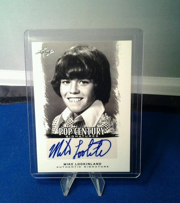 2012 Leaf Pop Century Mike Lookinland aka Bobby Brady Auto Card