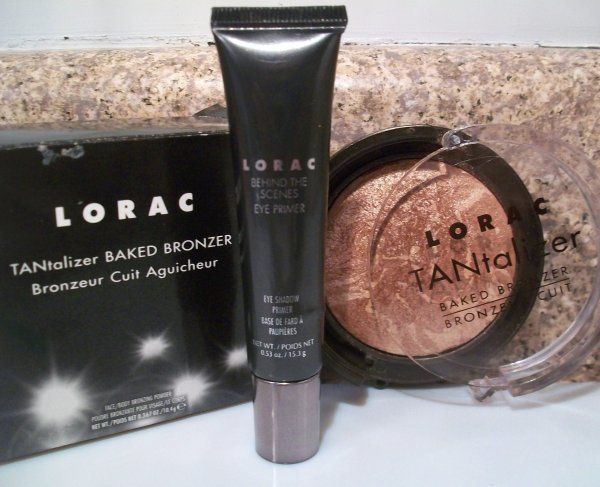 LORAC Makeup Lot Tantalizer Baked Bronzer Behind The Scenes Eye Primer