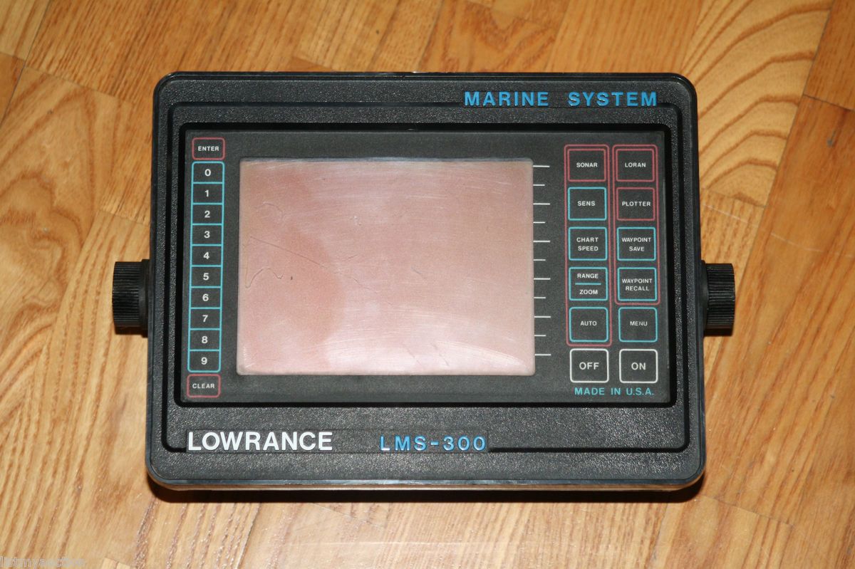 Lowrance LMS 300 GPS Marine System Fish Finder Replacement Head