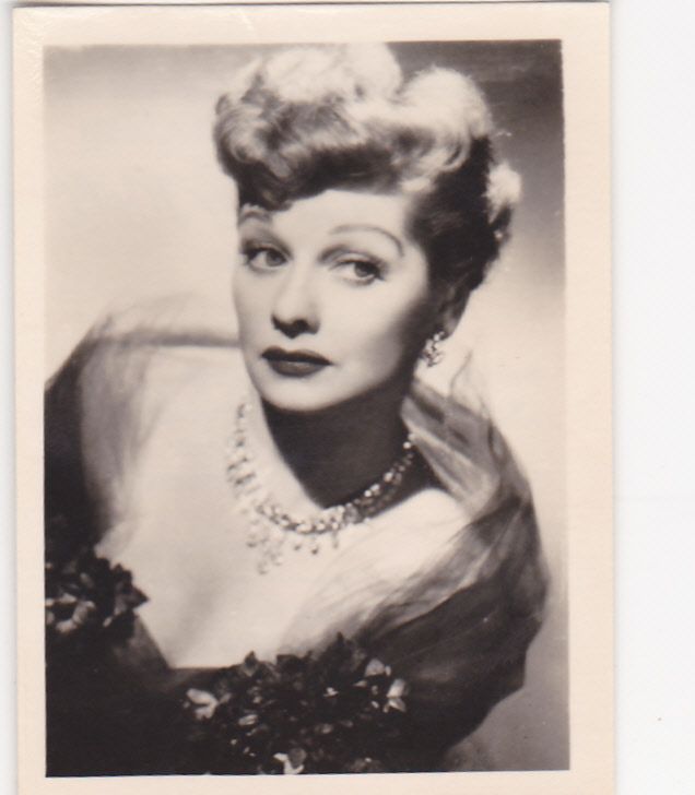 Lucille Ball 1950s Greiling Film Star Glamour German Cigarette Card