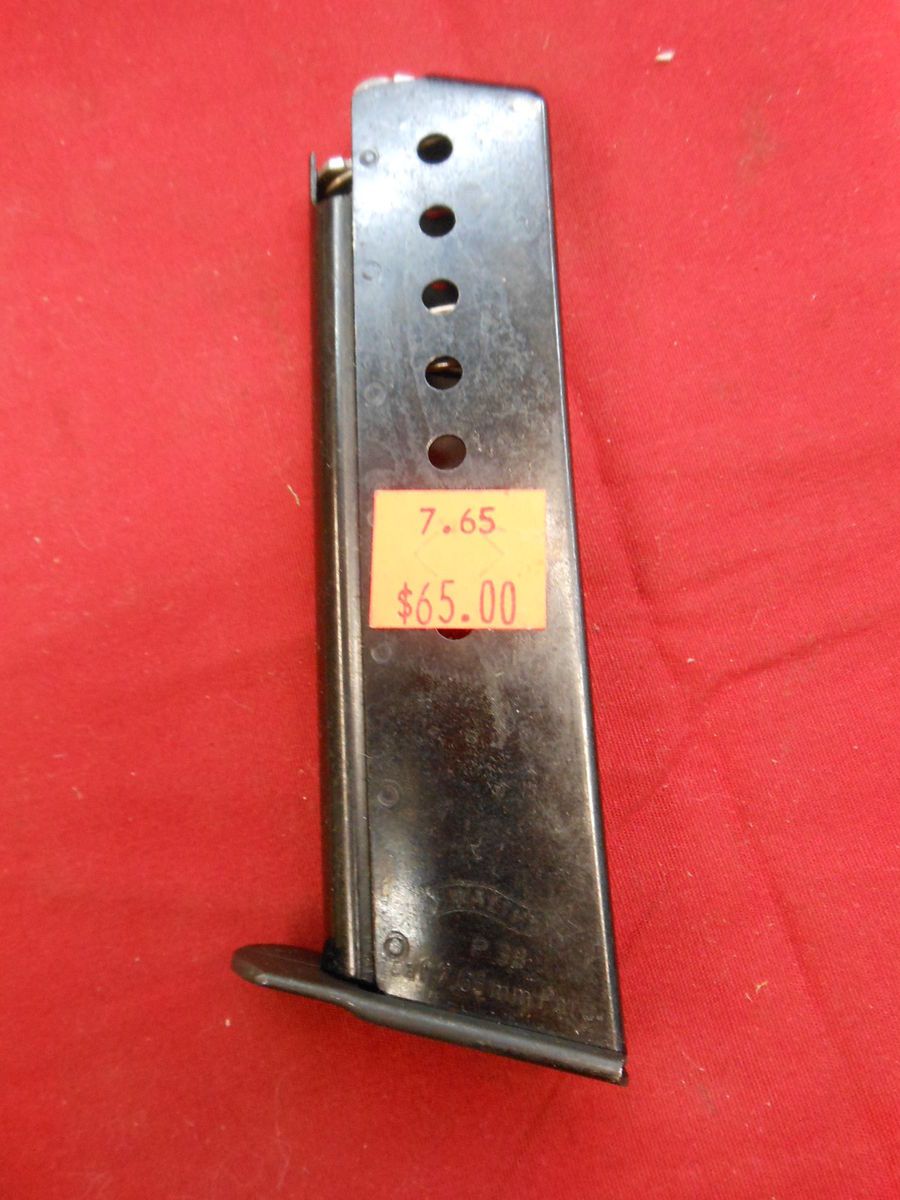 Walther P 38 Magazine 7 65mm 30 Luger Para 8 Rounds Gun Parts