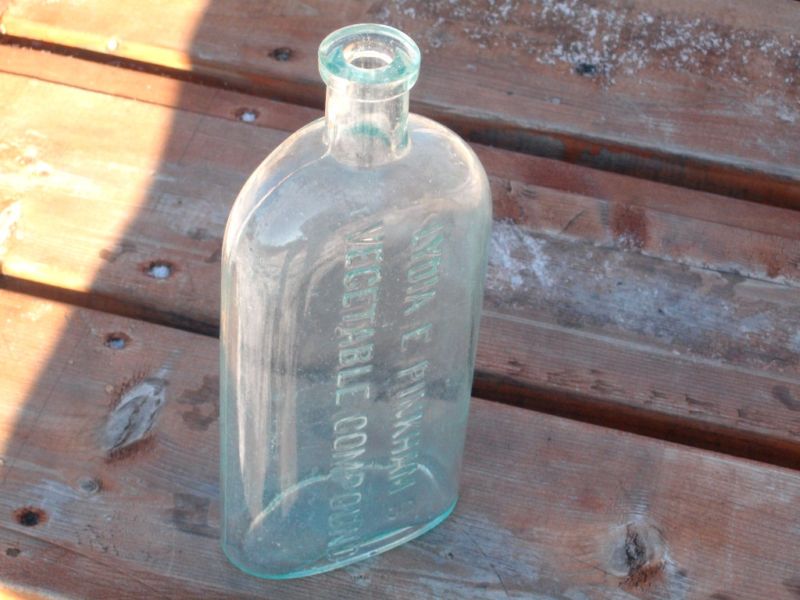 Lydia E Pinkhams Vegetable Compound Old Bottle