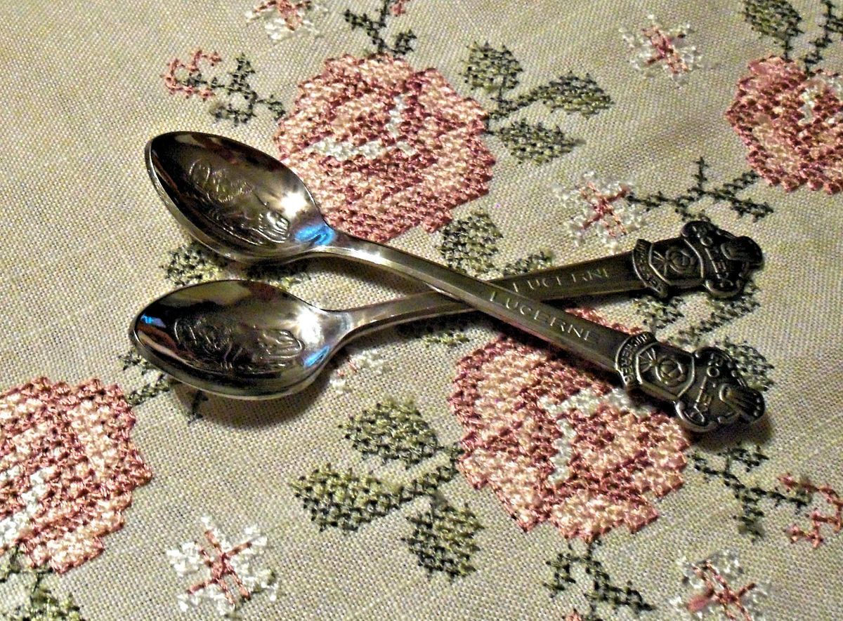 Rolex Lucerne Bucherer of Switzerland Souvenier Spoons