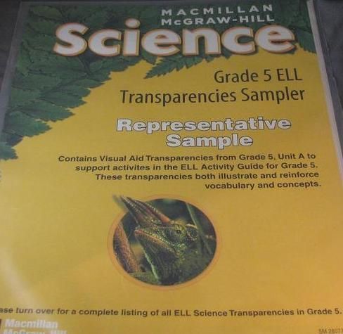 Macmillan McGraw Hill Science Grade 5 ELLTransparencies Sampler Visual