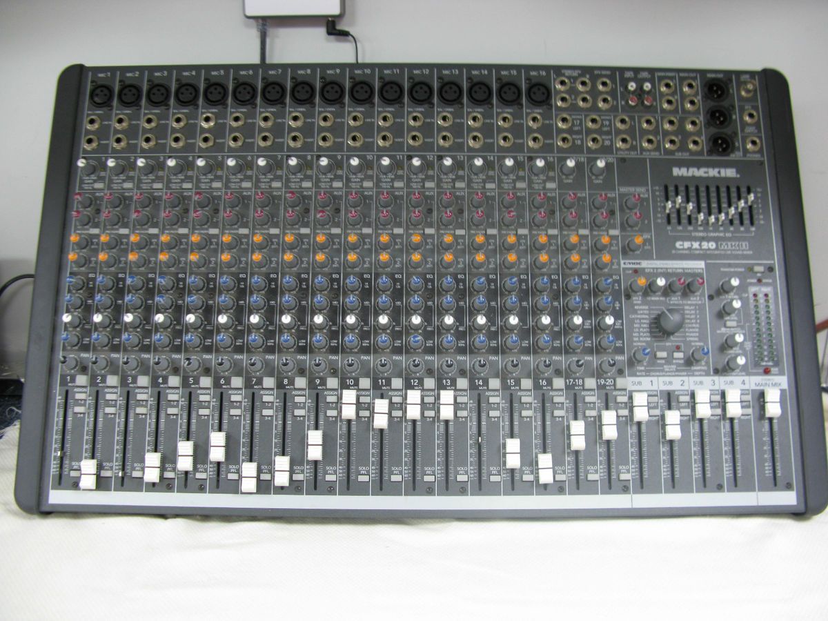 Mackie CFX20 MKII 20 Channel Stereo Powered Mixer on PopScreen