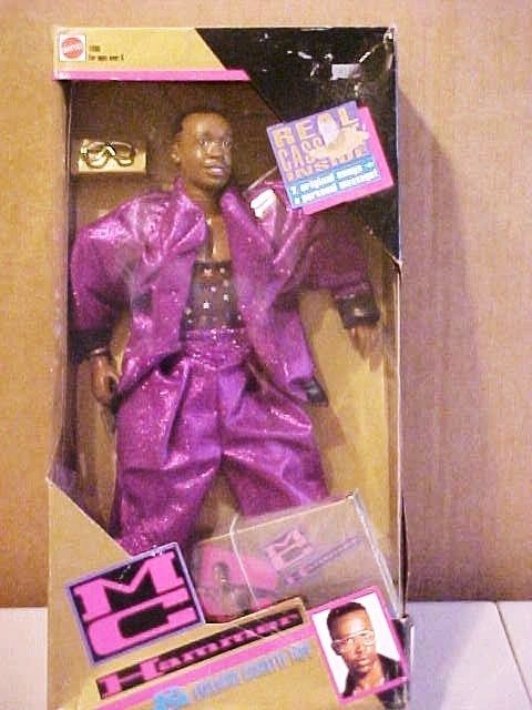 1991 MC Hammer 12 Doll w Cassette Tape New Mattel