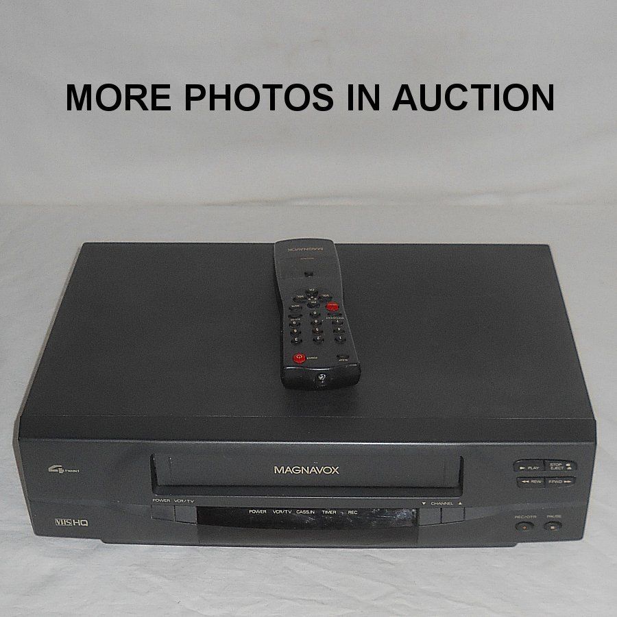 MAGNAVOX Model VRU242AT01 4 HEAD VHS VCR, VIDEO CASSETTE PLAYER