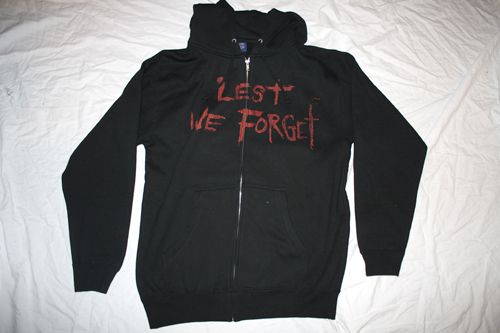 New Marilyn Manson Lest We Forget Small Slightly Irregular Zip Hoodie