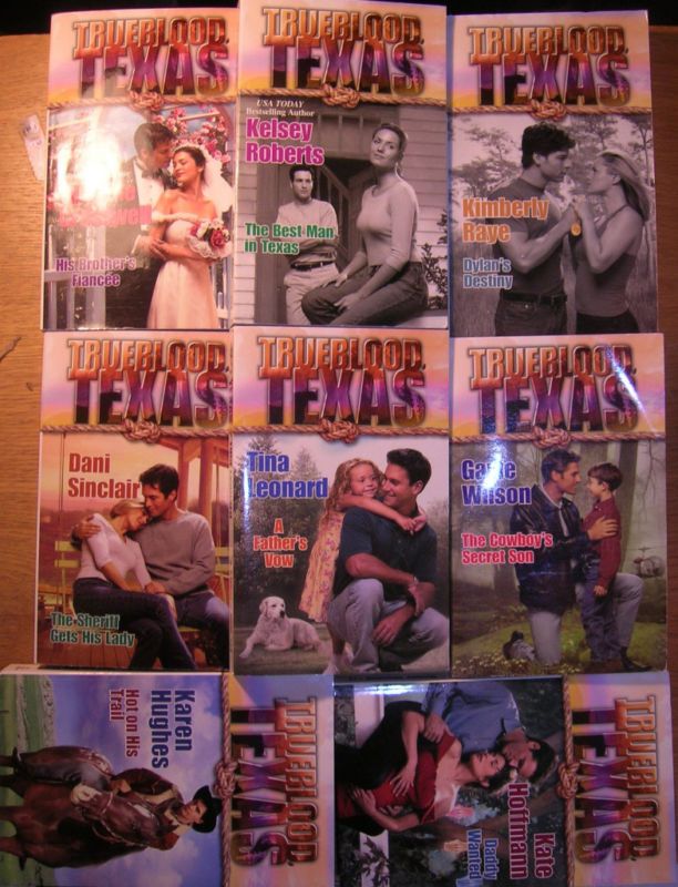 Lot of 8 Trueblood Texas Jasmine Cresswell Raye Roberts